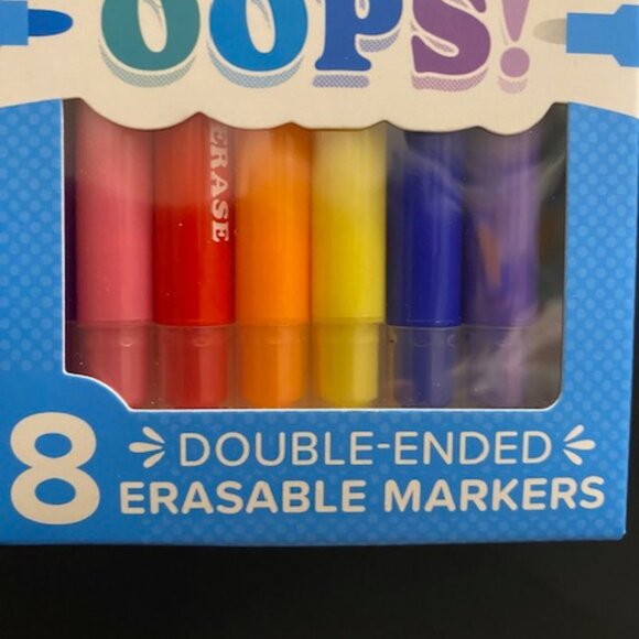 ooly: NO MORE OOPS * 8 Double-Ended* * Erasable Markers* - Picture 2 of 6